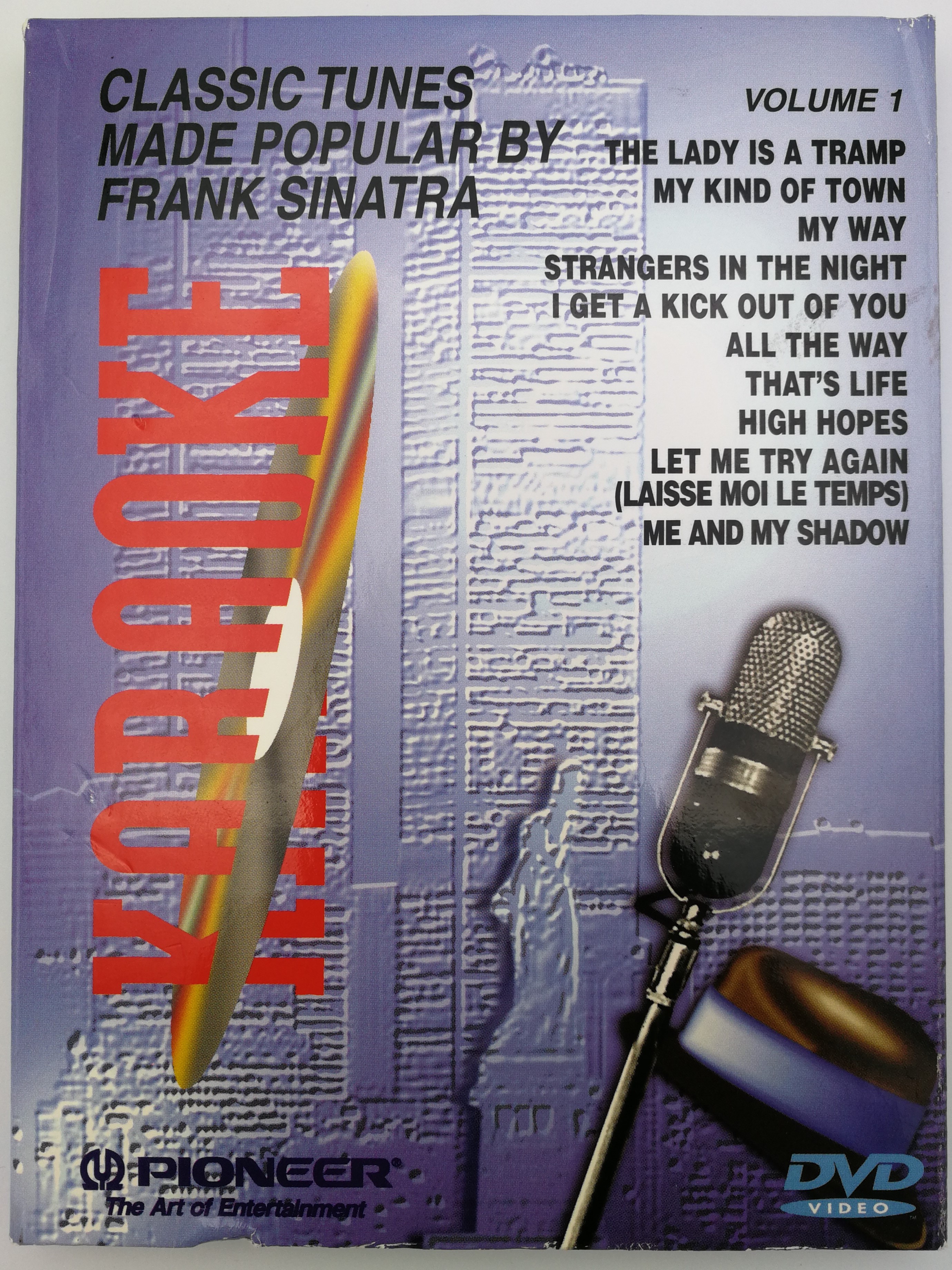 Karaoke Volume 1 DVD 1998 Classic tunes made popular by Frank Sinatra 1
